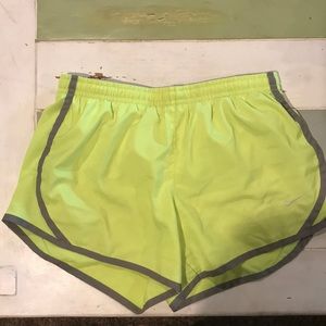 Neon girls Nike shorts